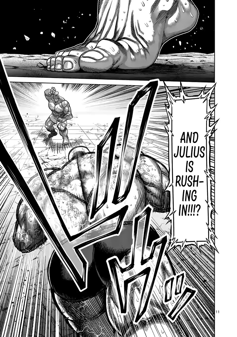Kengan Omega Chapter 75 page 11 - Chapter 75: Gott-Töter