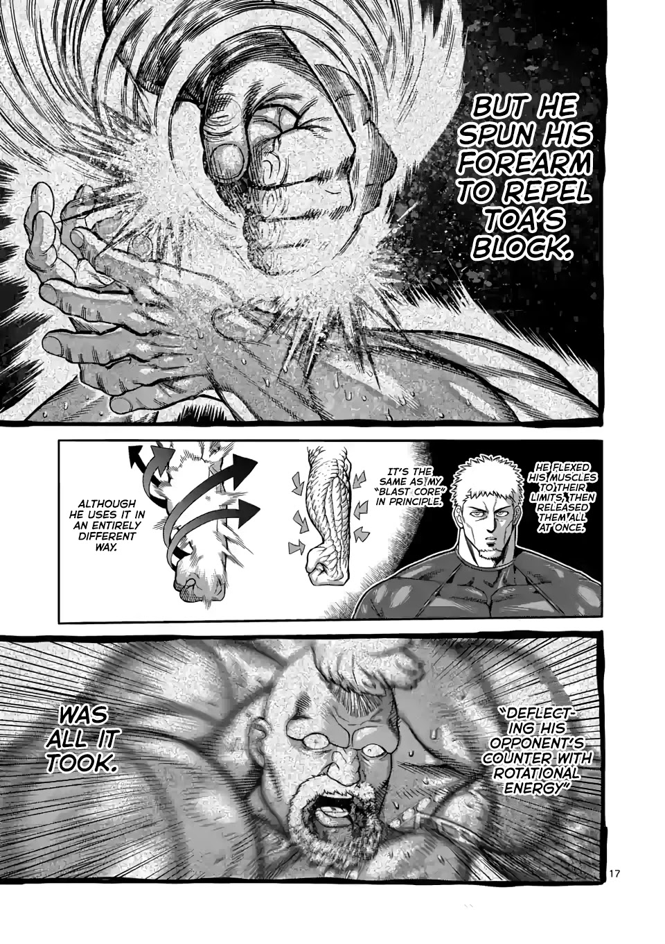 Kengan Omega Chapter 75 page 17 - Chapter 75: Gott-Töter