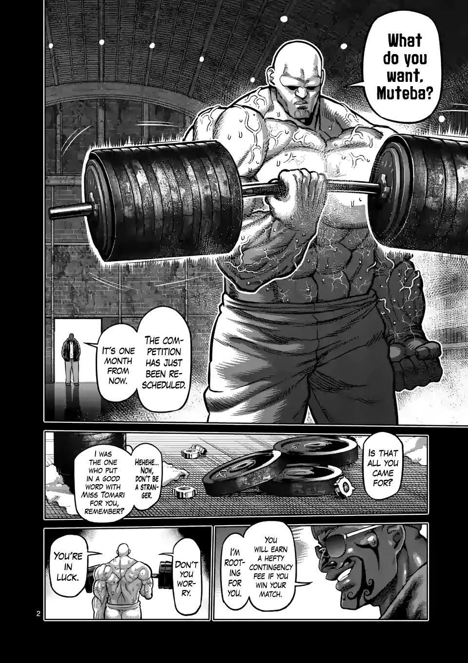 Kengan Omega Chapter 75 page 2 - Chapter 75: Gott-Töter