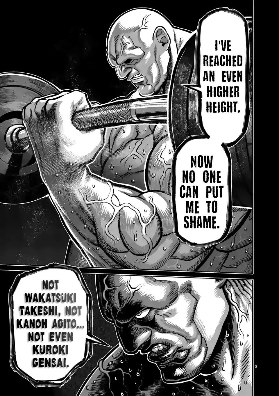 Kengan Omega Chapter 75 page 3 - Chapter 75: Gott-Töter