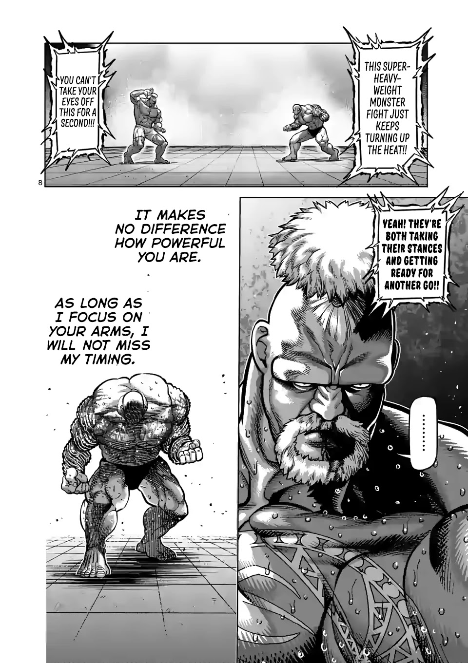 Kengan Omega Chapter 75 page 8 - Chapter 75: Gott-Töter