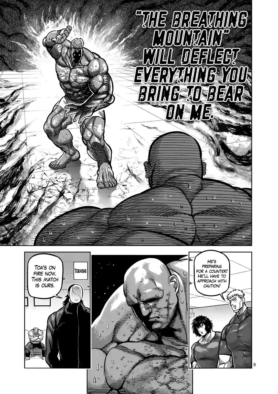 Kengan Omega Chapter 75 page 9 - Chapter 75: Gott-Töter
