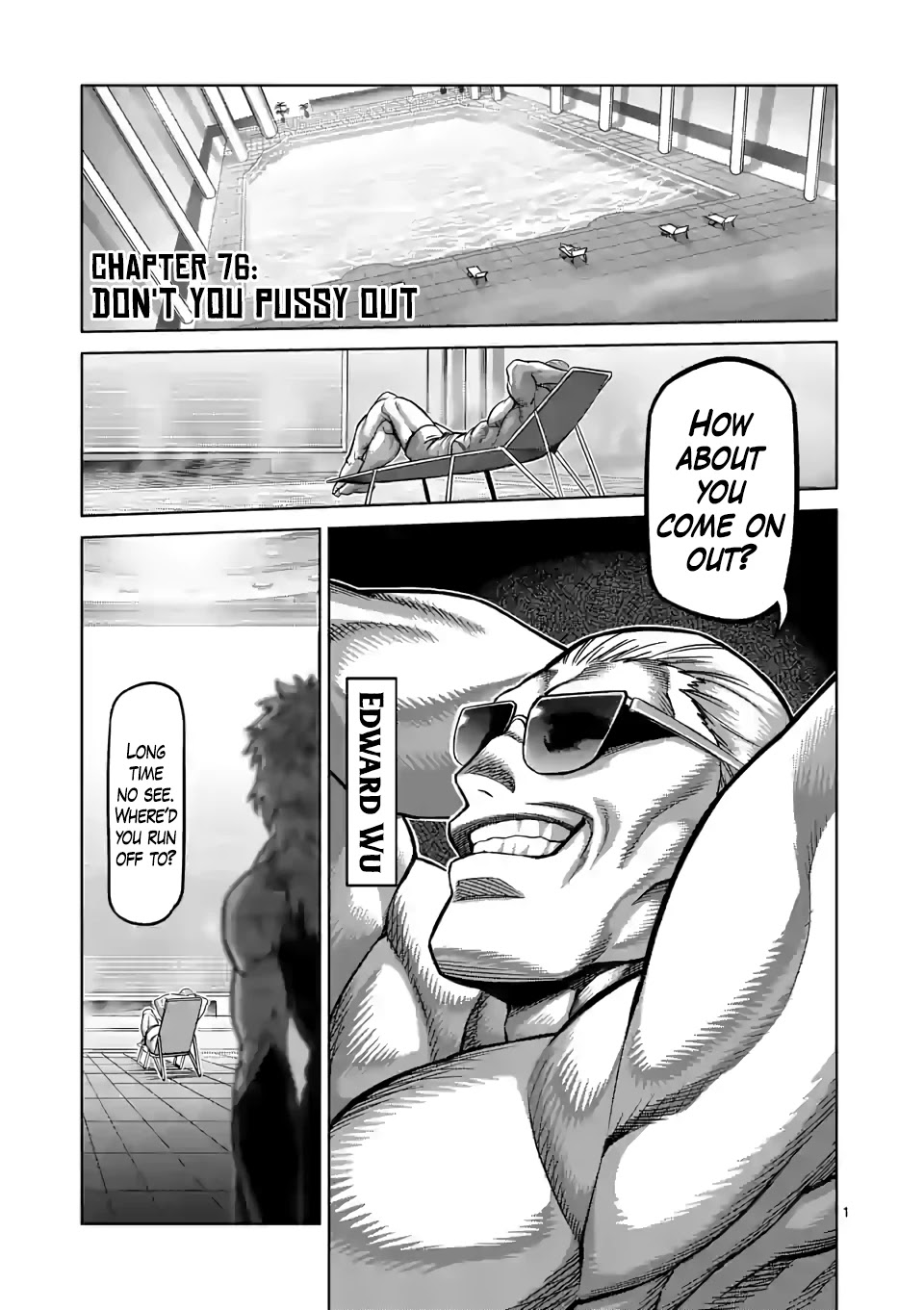 Kengan Omega Chapter 76 page 1 - Chapter 76: Don't You Pussy Out