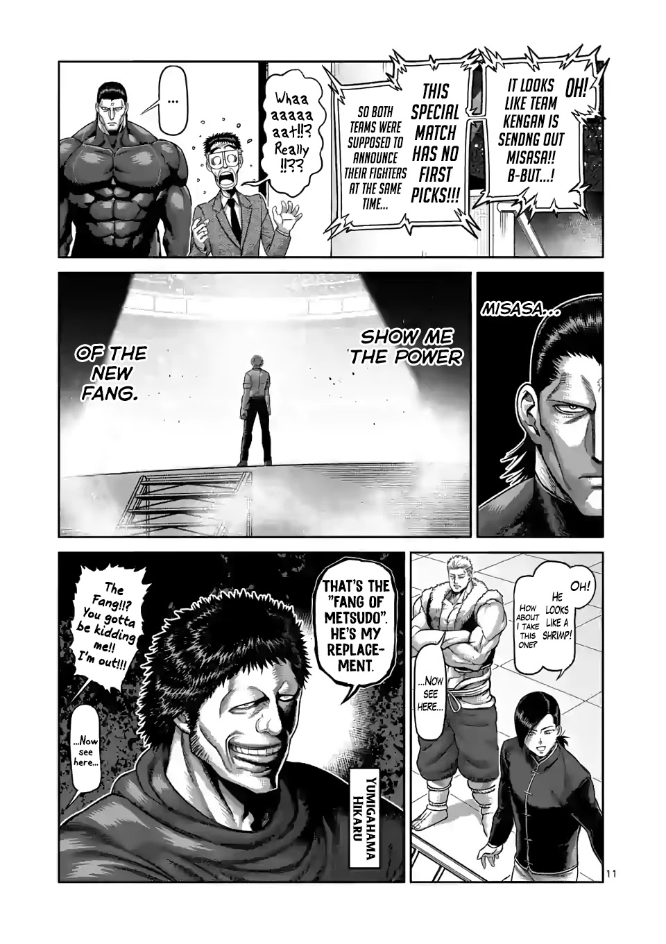 Kengan Omega Chapter 76 page 11 - Chapter 76: Don't You Pussy Out