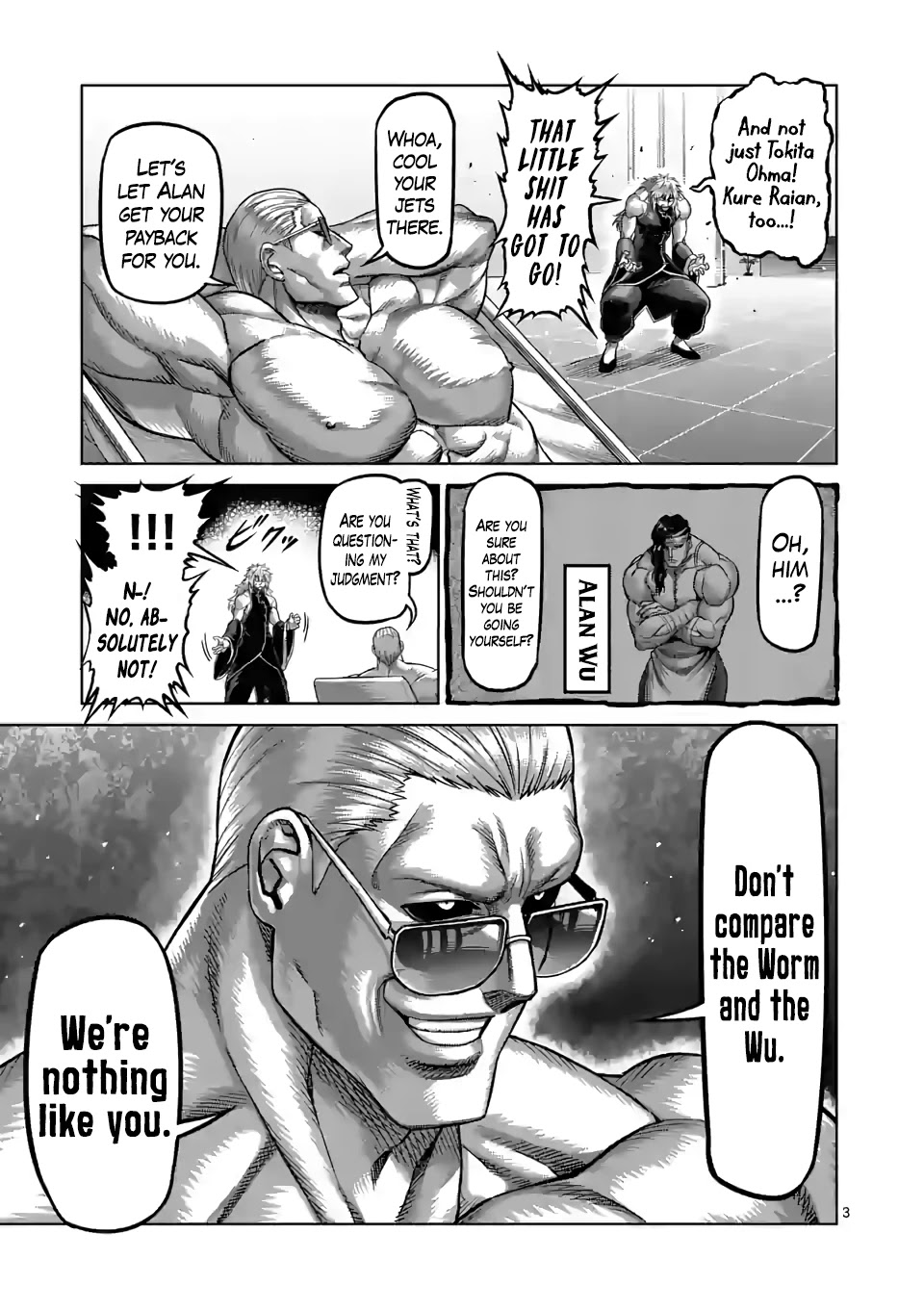 Kengan Omega Chapter 76 page 3 - Chapter 76: Don't You Pussy Out