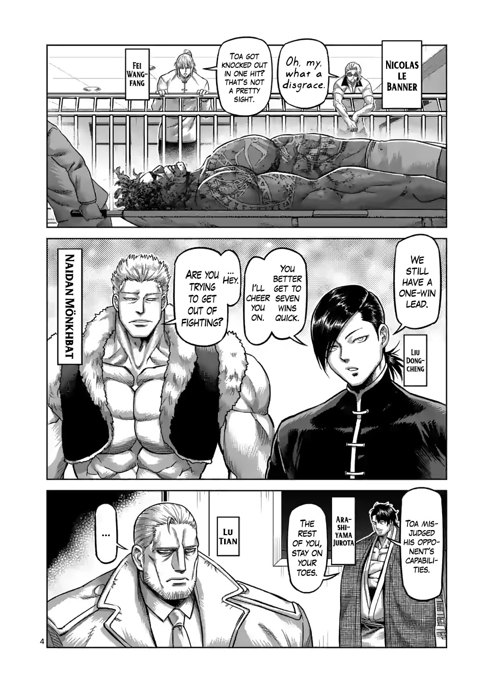 Kengan Omega Chapter 76 page 4 - Chapter 76: Don't You Pussy Out