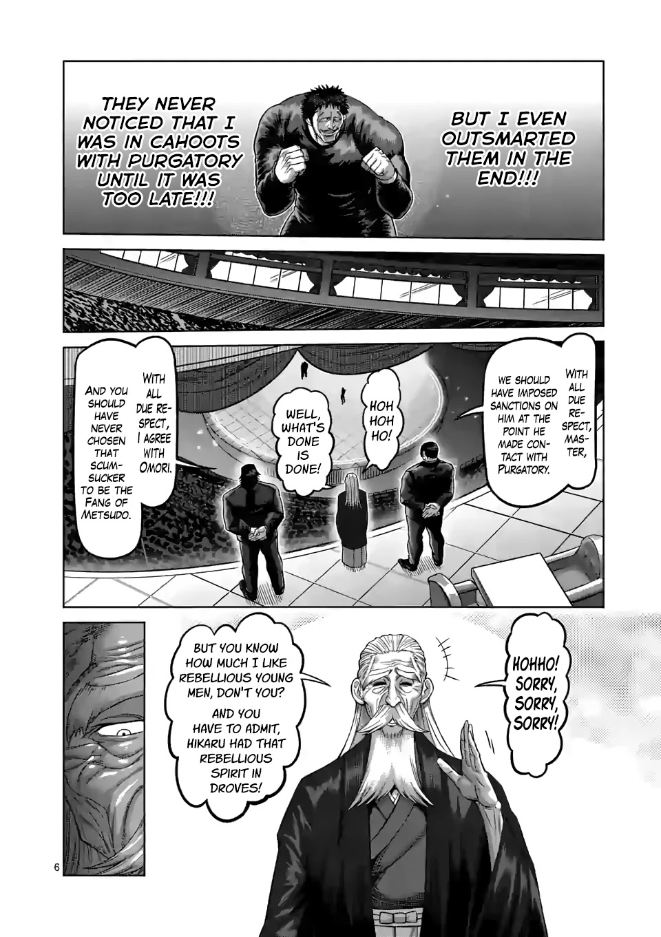 Kengan Omega Chapter 77 page 6 - Chapter 77: Scope of the Rules