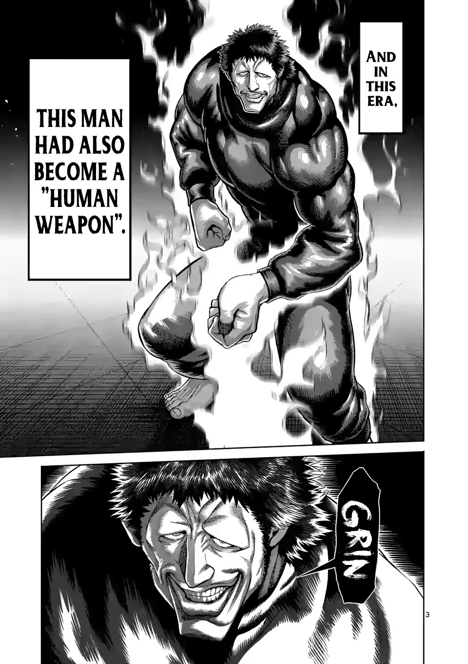 Kengan Omega Chapter 78 page 3 - Chapter 78: The Human Weapon