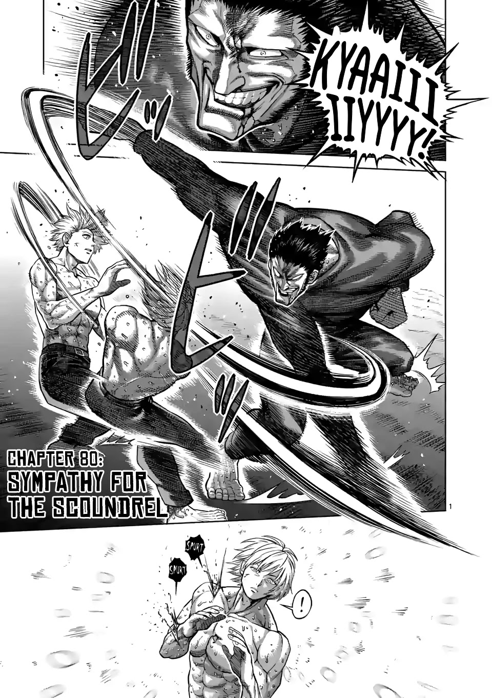 Kengan Omega Chapter 80 page 1 - Chapter 80: Sympathy for the Scoundrel