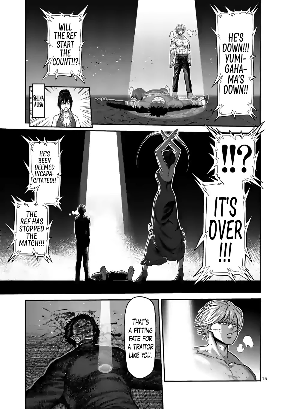 Kengan Omega Chapter 80 page 15 - Chapter 80: Sympathy for the Scoundrel