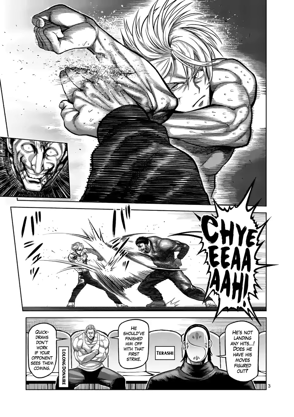 Kengan Omega Chapter 80 page 3 - Chapter 80: Sympathy for the Scoundrel