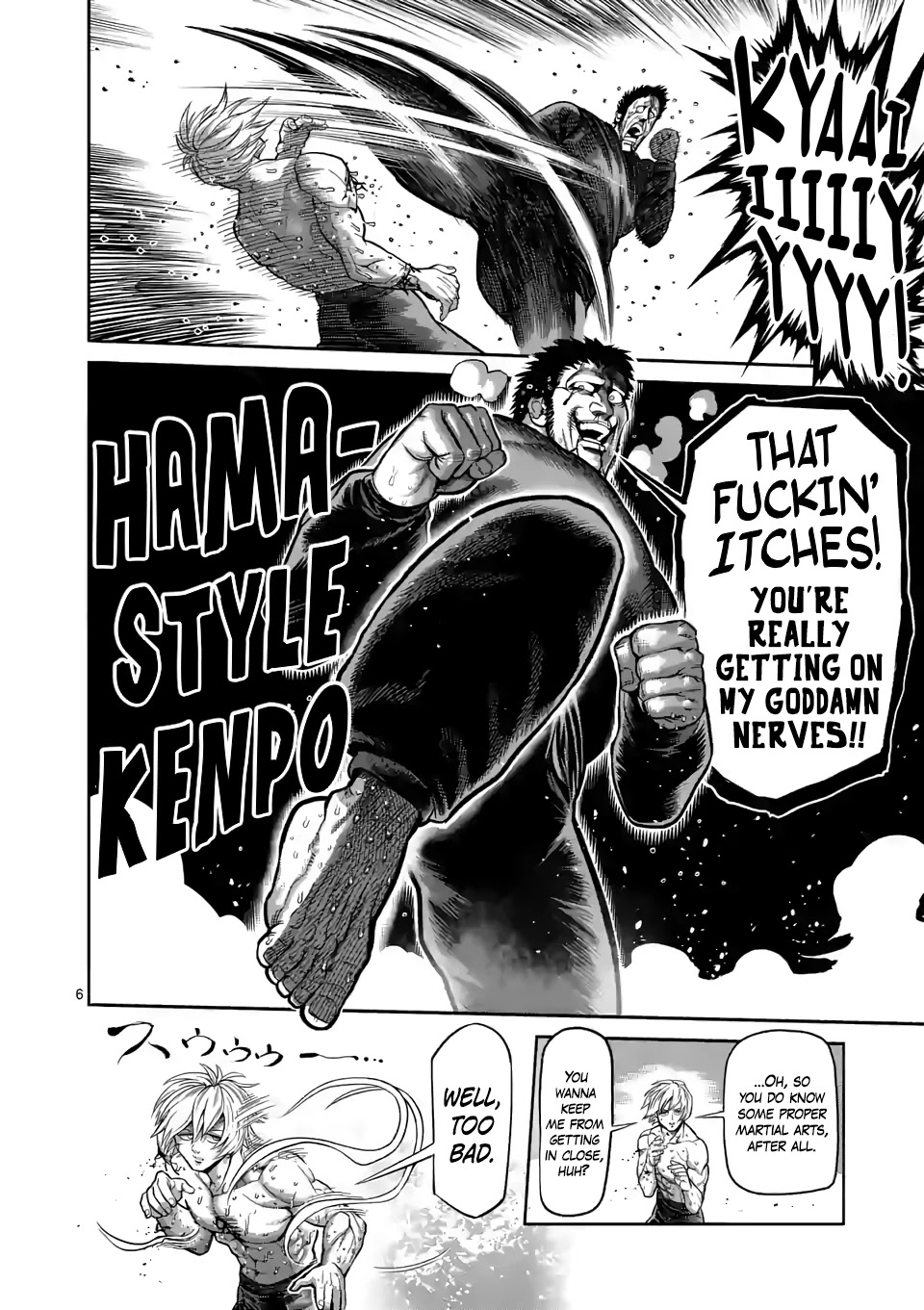 Kengan Omega Chapter 80 page 6 - Chapter 80: Sympathy for the Scoundrel