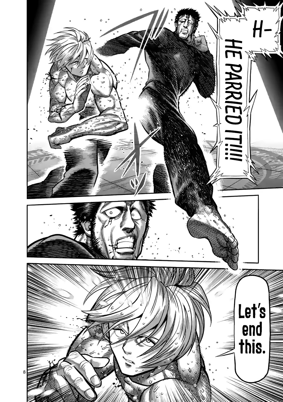 Kengan Omega Chapter 80 page 8 - Chapter 80: Sympathy for the Scoundrel