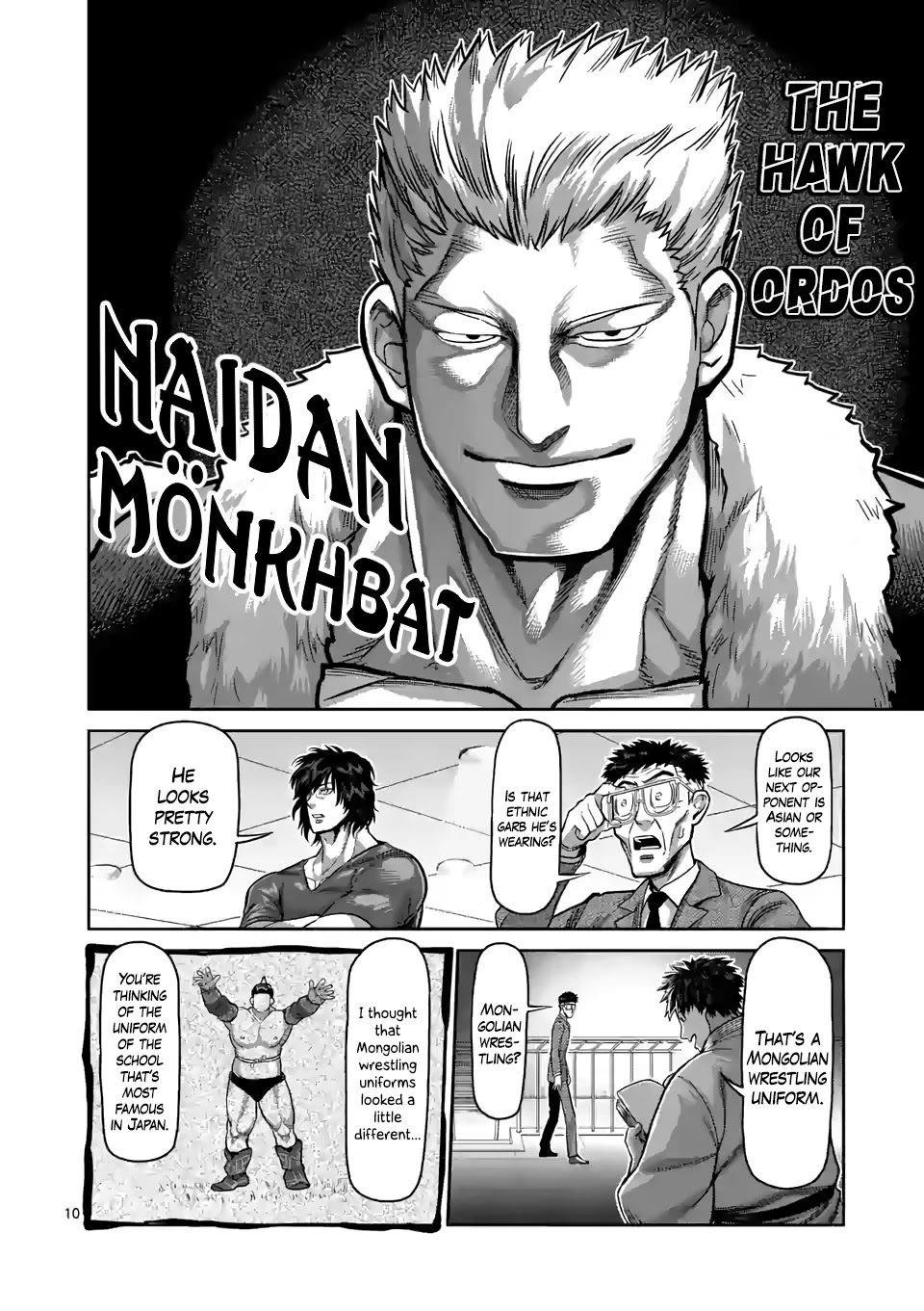 Kengan Omega Chapter 81 page 10 - Chapter 81: The Hawk of Ordos