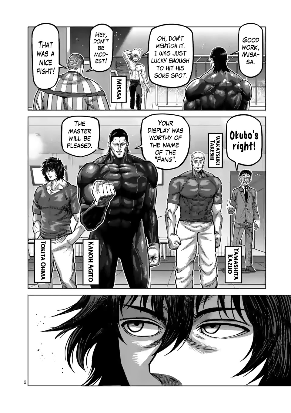 Kengan Omega Chapter 81 page 2 - Chapter 81: The Hawk of Ordos