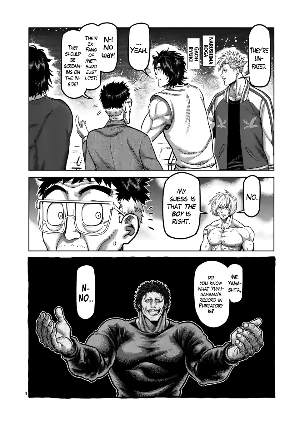 Kengan Omega Chapter 81 page 4 - Chapter 81: The Hawk of Ordos