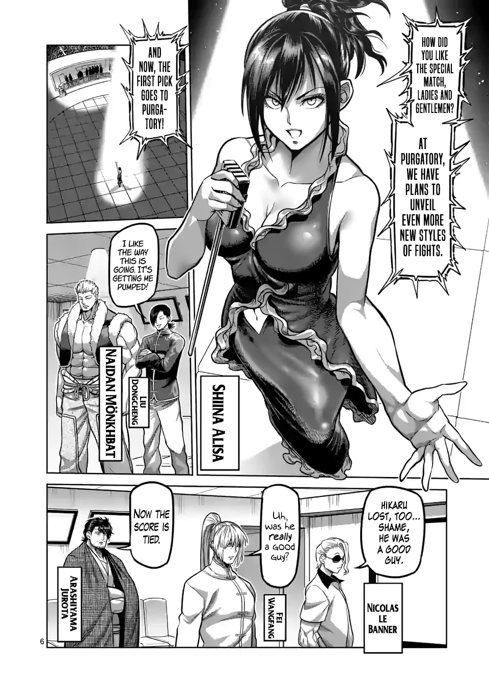 Kengan Omega Chapter 81 page 6 - Chapter 81: The Hawk of Ordos