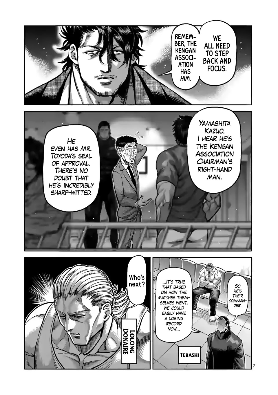 Kengan Omega Chapter 81 page 7 - Chapter 81: The Hawk of Ordos