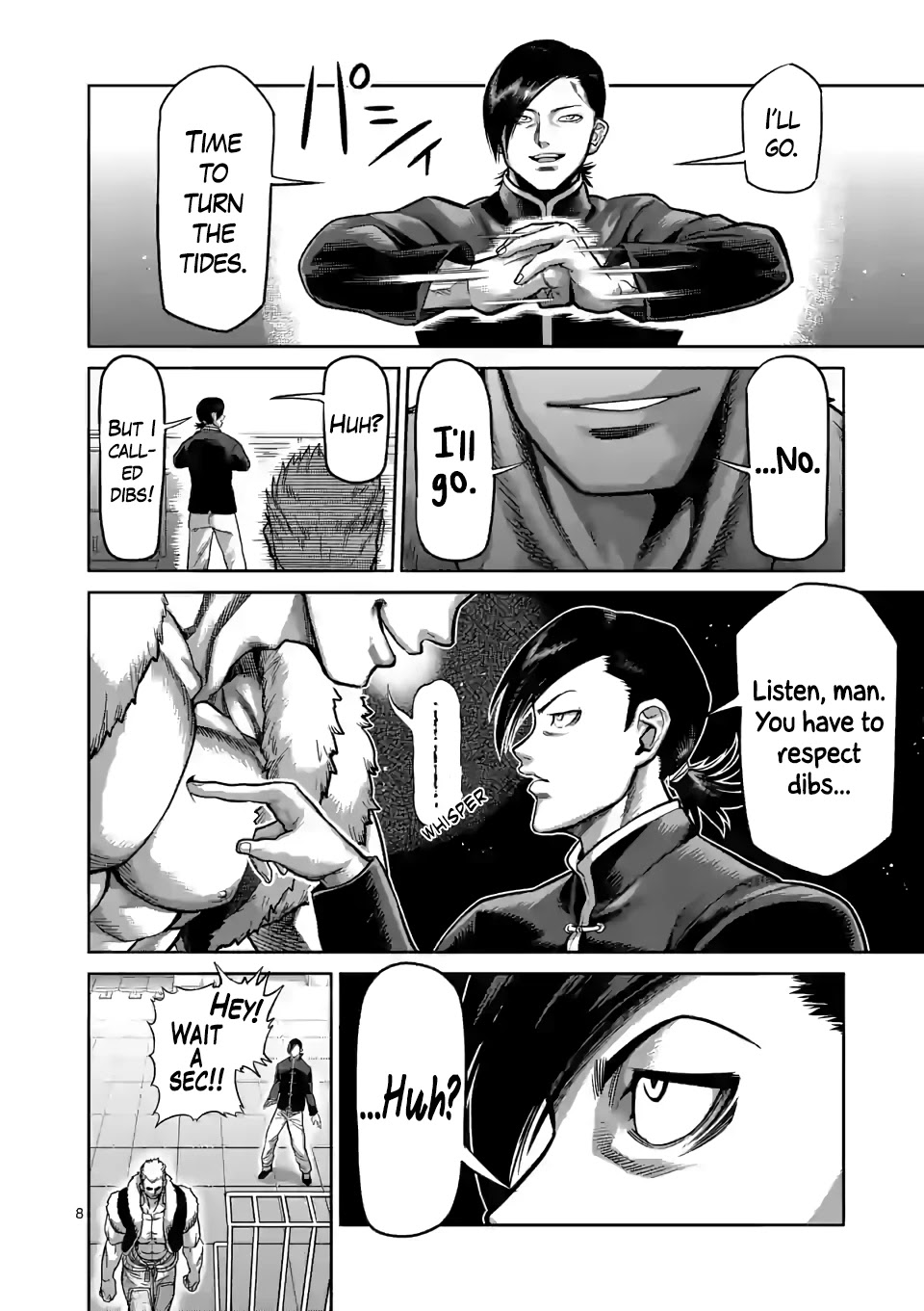 Kengan Omega Chapter 81 page 8 - Chapter 81: The Hawk of Ordos