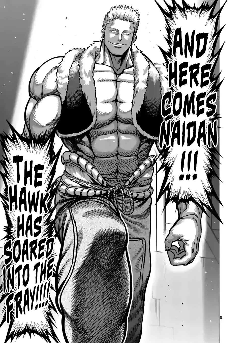Kengan Omega Chapter 81 page 9 - Chapter 81: The Hawk of Ordos