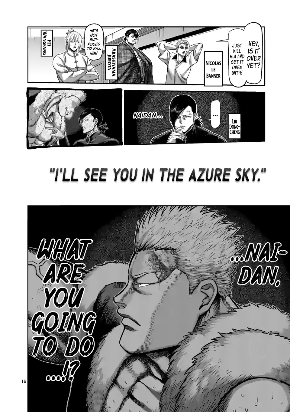 Kengan Omega Chapter 84 page 16 - Chapter 84: Eye of the Sky
