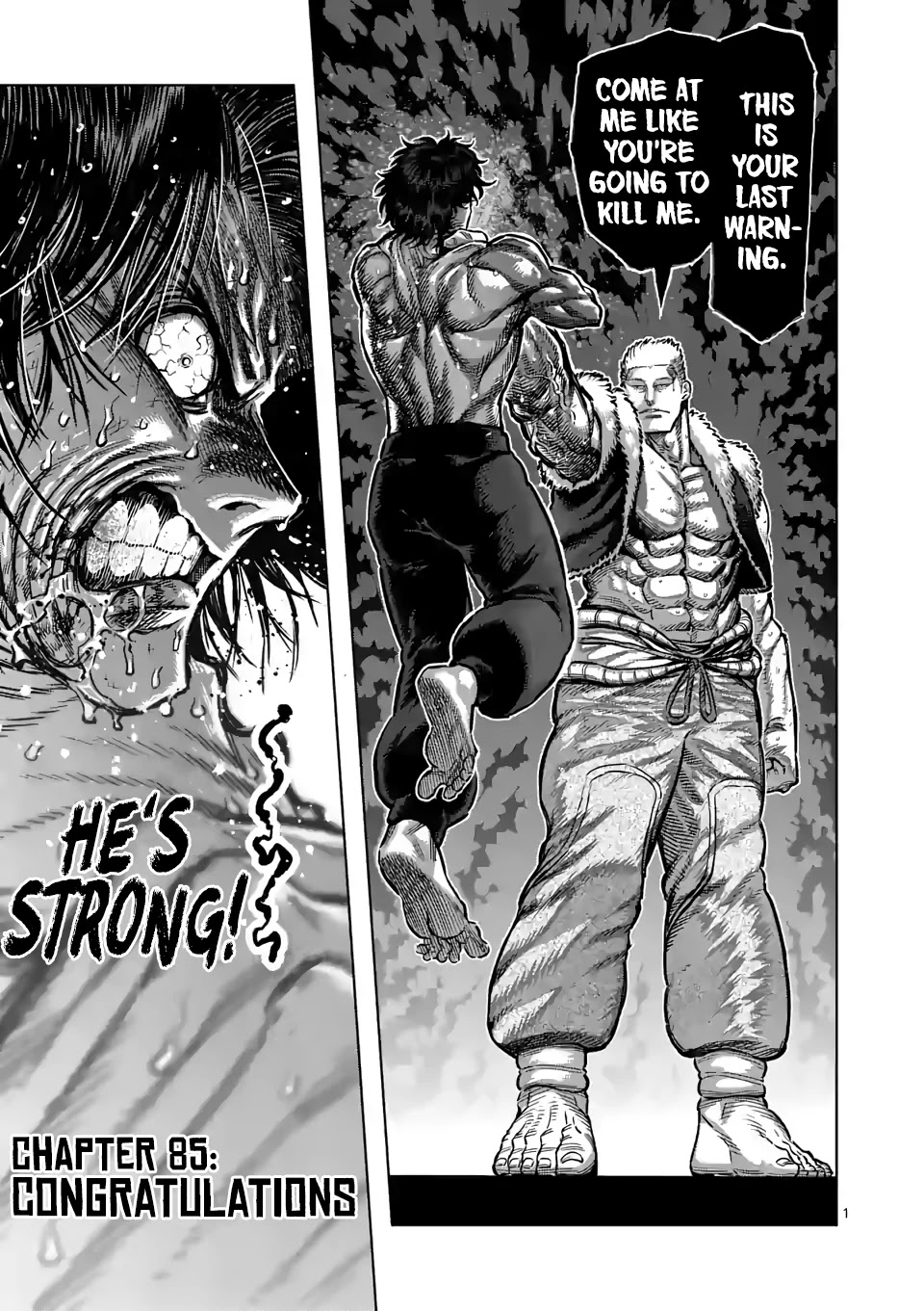 Kengan Omega Chapter 85 page 1 - Chapter 85: Congratulations