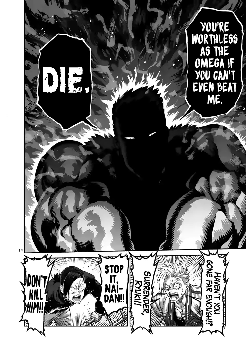 Kengan Omega Chapter 86 page 14 - Chapter 86: It's Your Fault