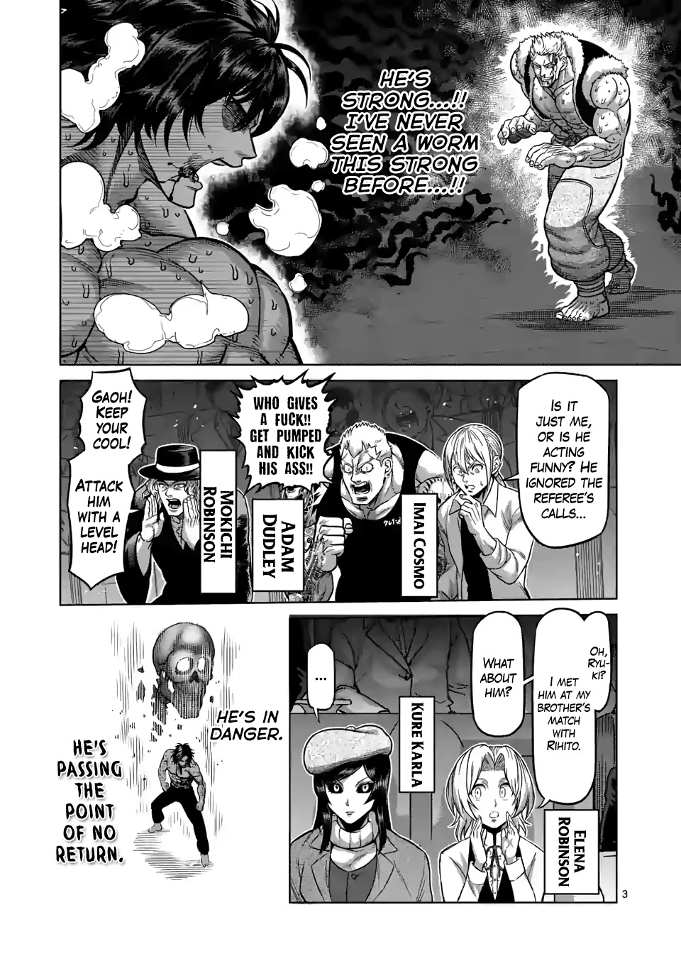 Kengan Omega Chapter 86 page 3 - Chapter 86: It's Your Fault