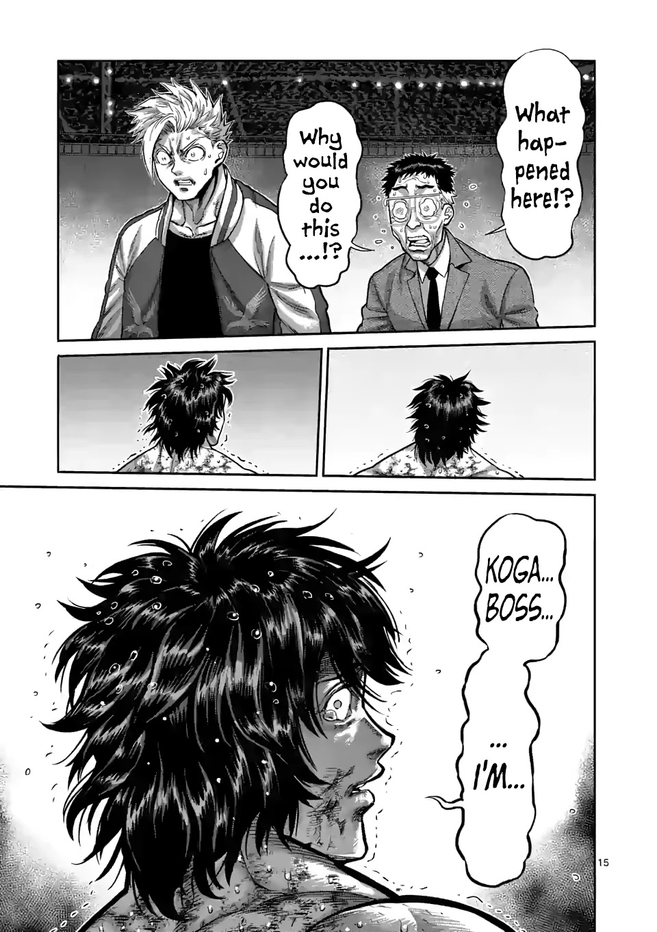 Kengan Omega Chapter 87 page 15 - Chapter 87: To the Azure Sky