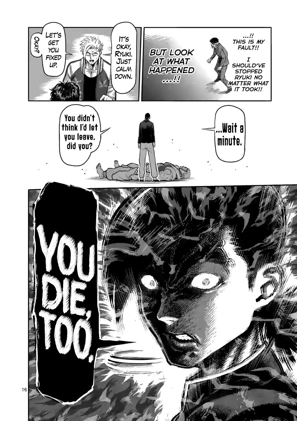 Kengan Omega Chapter 87 page 16 - Chapter 87: To the Azure Sky