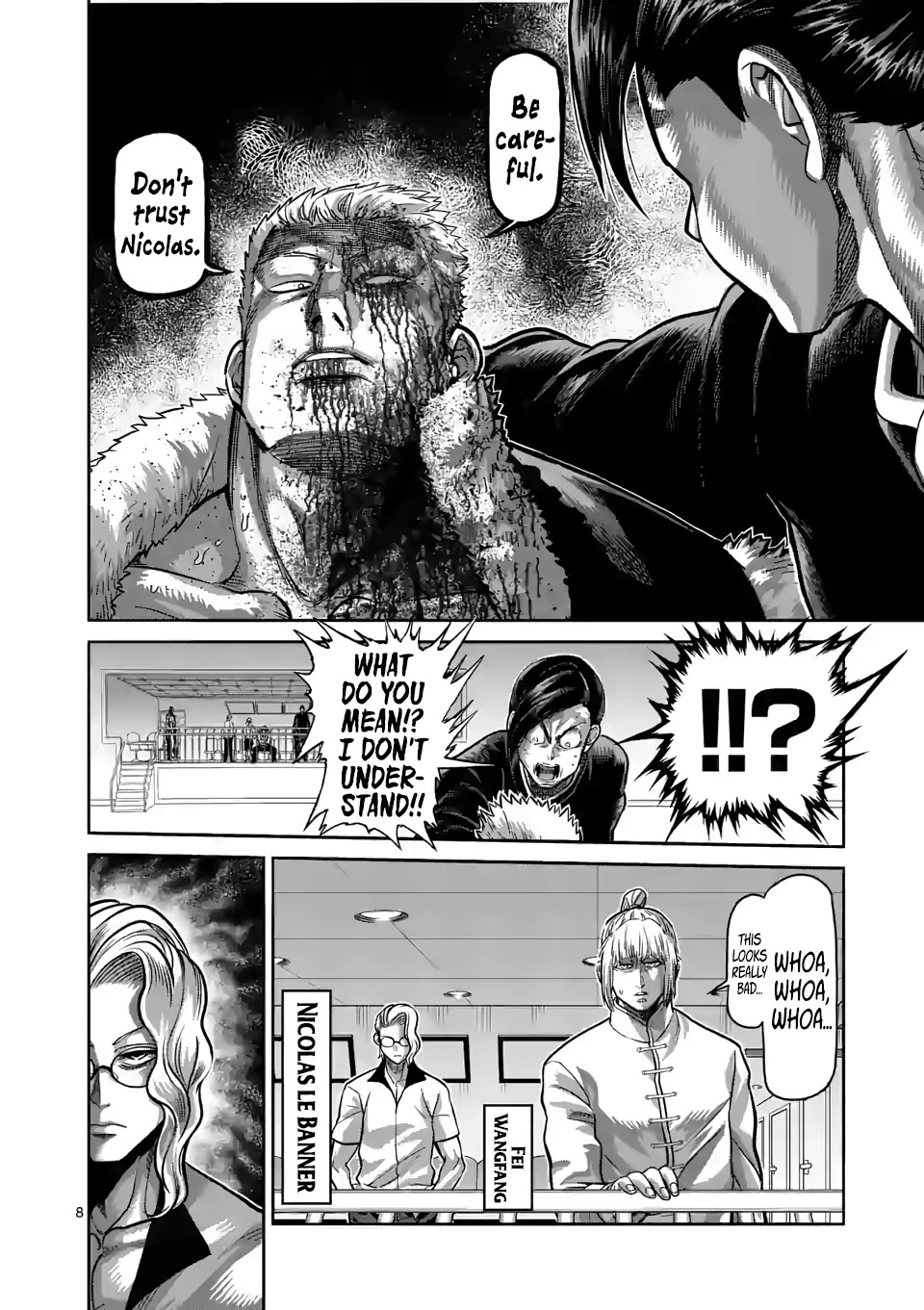 Kengan Omega Chapter 87 page 8 - Chapter 87: To the Azure Sky