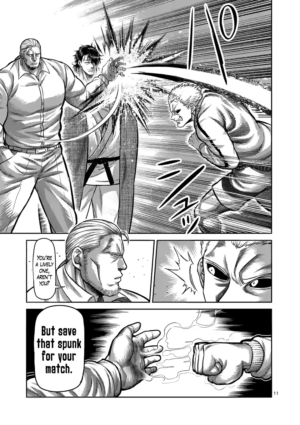 Kengan Omega Chapter 88 page 11 - Chapter 88: Touch-and-Go