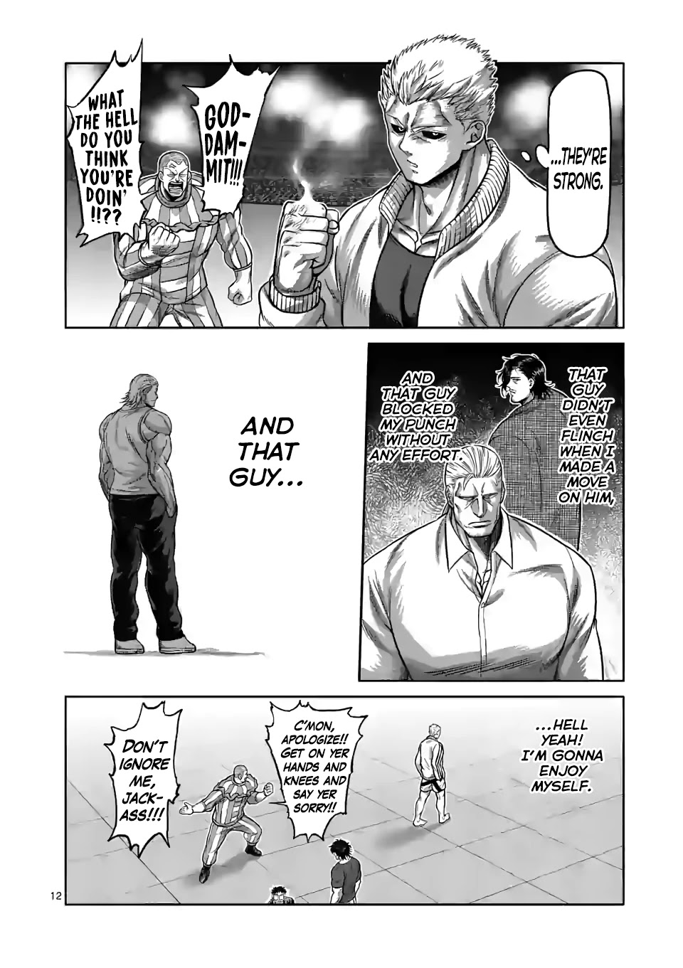 Kengan Omega Chapter 88 page 12 - Chapter 88: Touch-and-Go