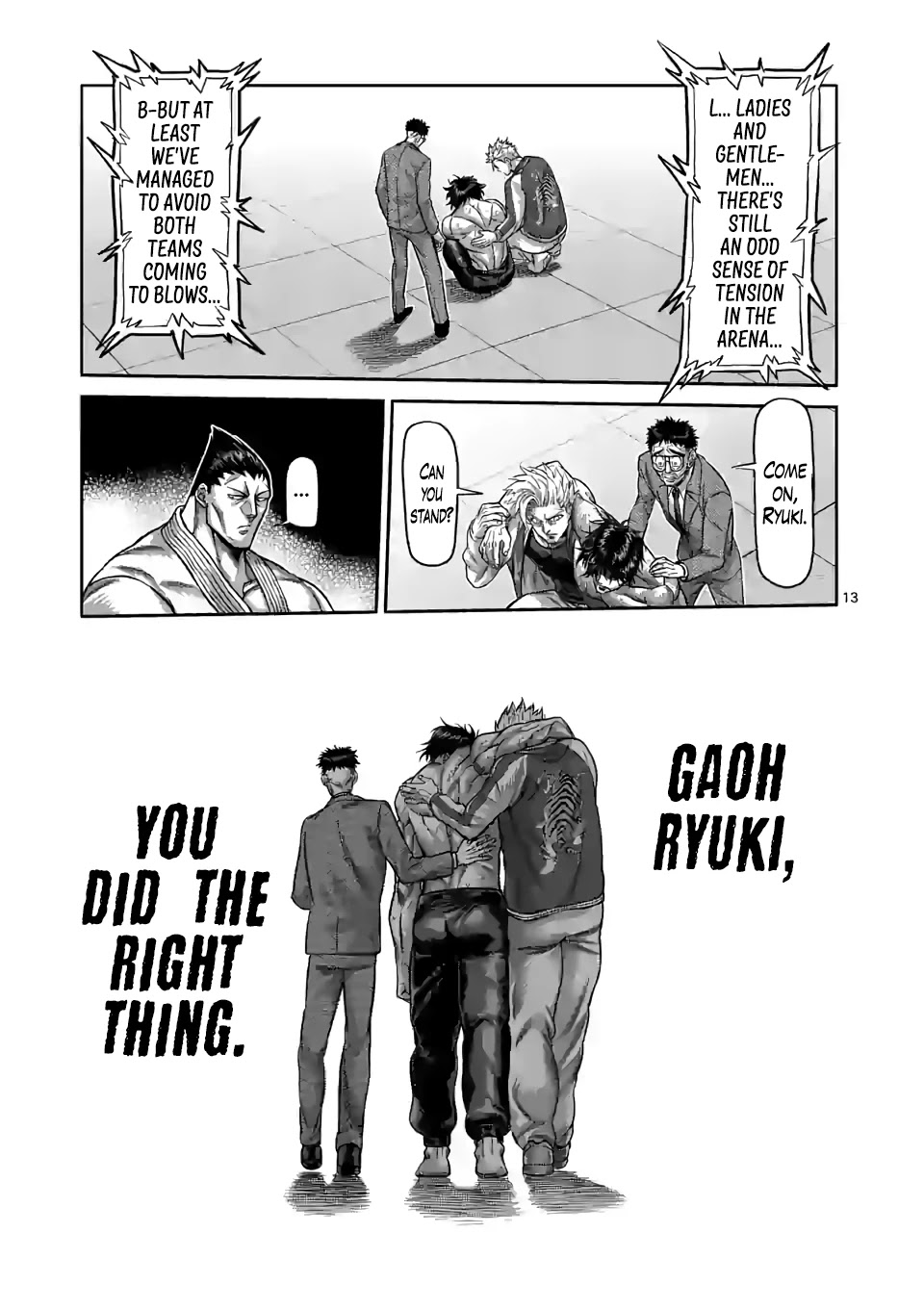Kengan Omega Chapter 88 page 13 - Chapter 88: Touch-and-Go