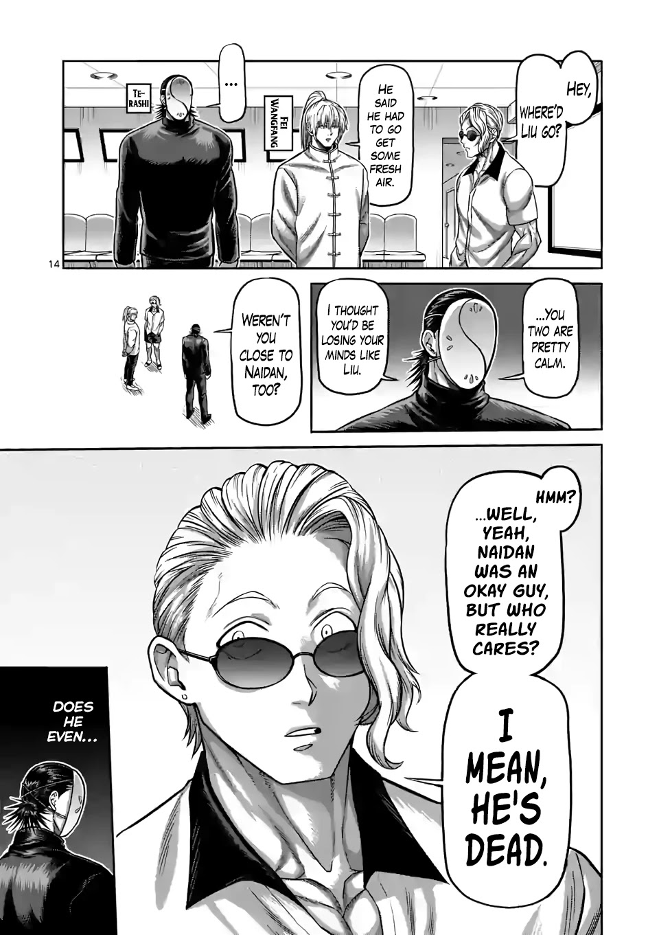 Kengan Omega Chapter 88 page 14 - Chapter 88: Touch-and-Go