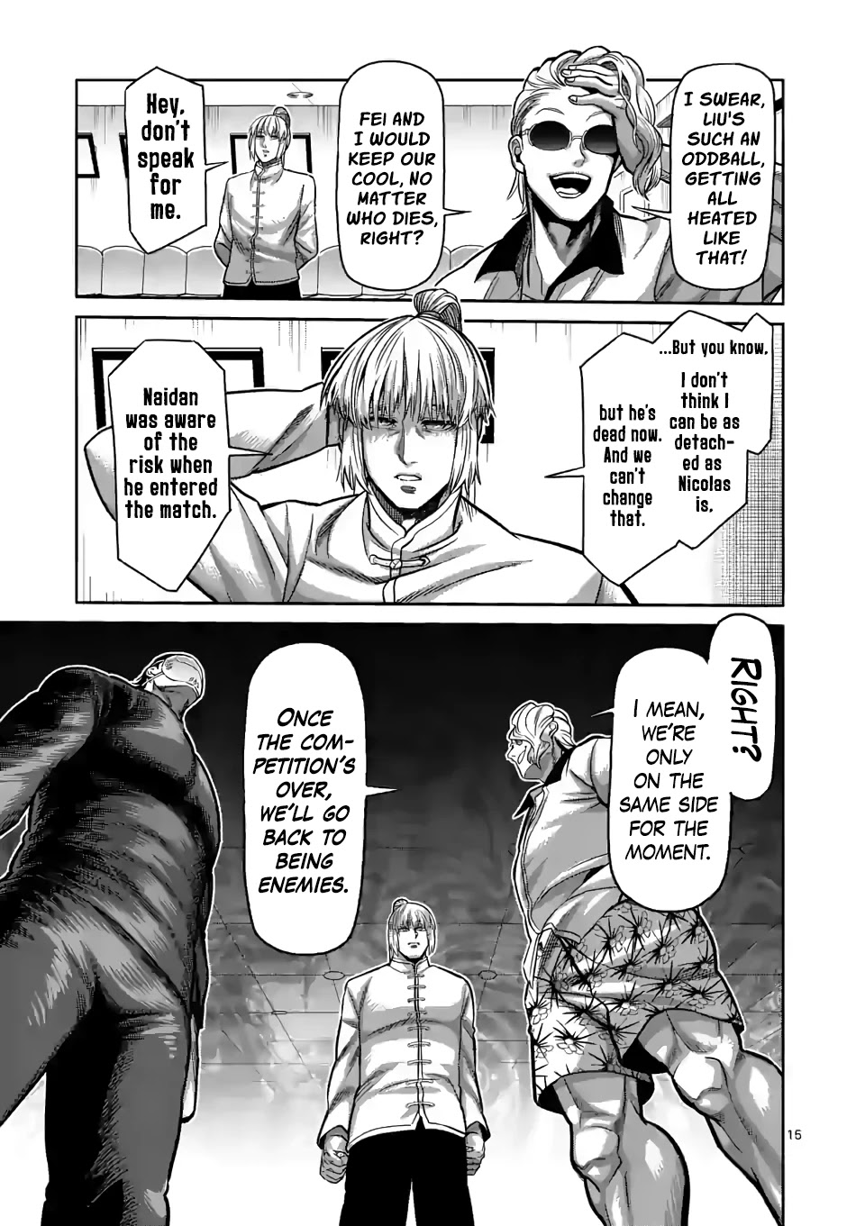 Kengan Omega Chapter 88 page 15 - Chapter 88: Touch-and-Go