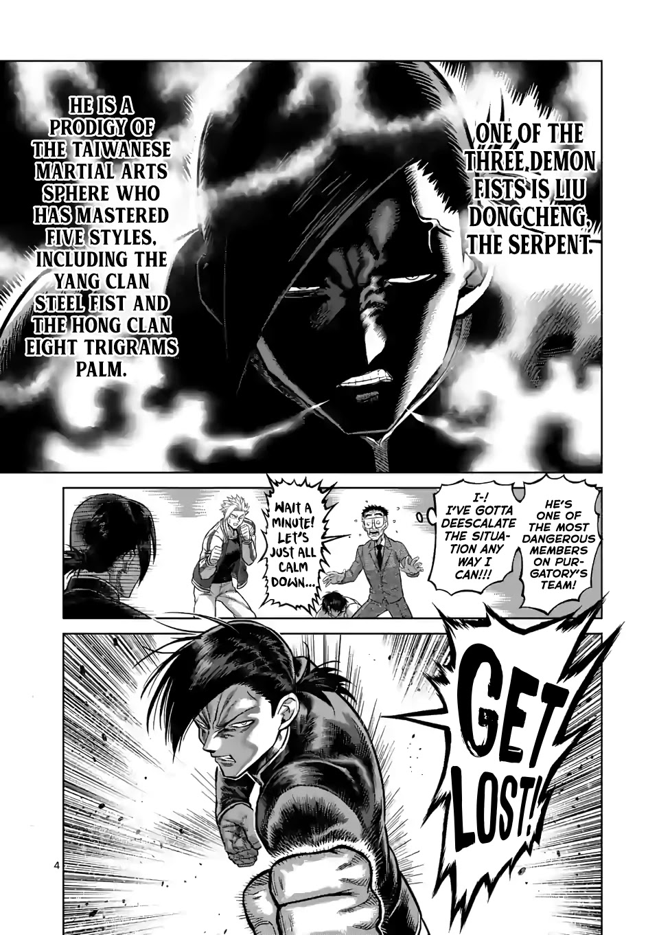 Kengan Omega Chapter 88 page 4 - Chapter 88: Touch-and-Go