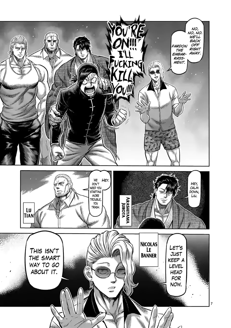 Kengan Omega Chapter 88 page 7 - Chapter 88: Touch-and-Go