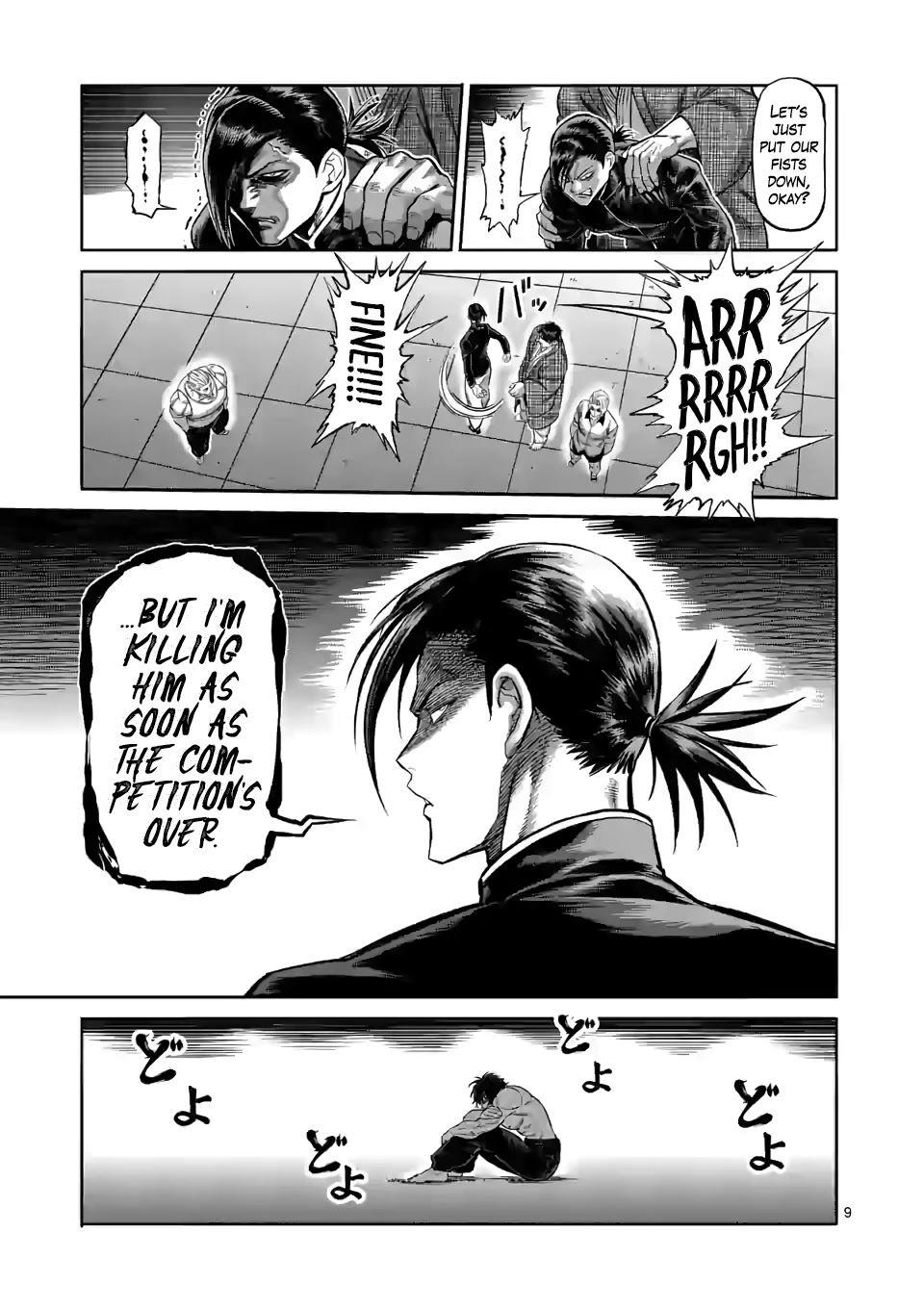 Kengan Omega Chapter 88 page 9 - Chapter 88: Touch-and-Go