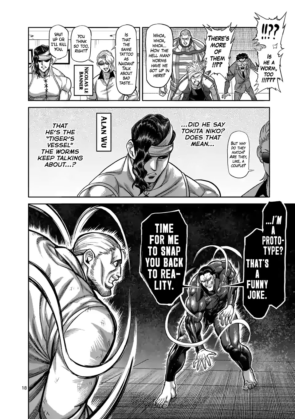 Kengan Omega Chapter 89 page 18 - Chapter 89: An Envoy from Hell