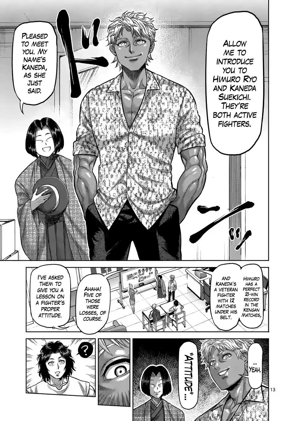 Kengan Omega Chapter 9 page 13 - Chapter 9: Summit Conference