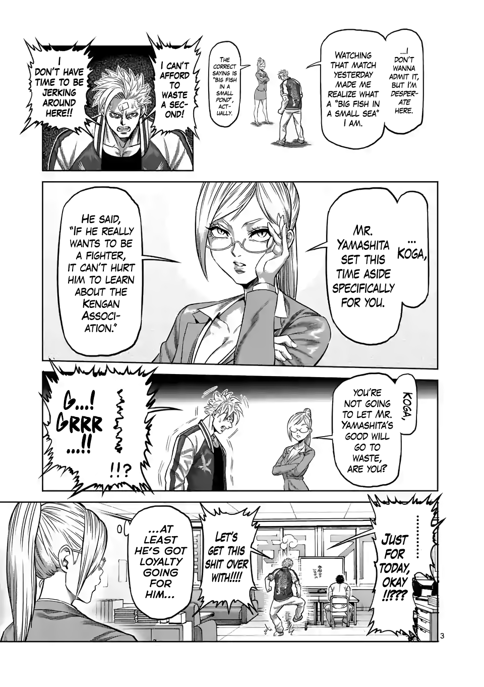 Kengan Omega Chapter 9 page 3 - Chapter 9: Summit Conference