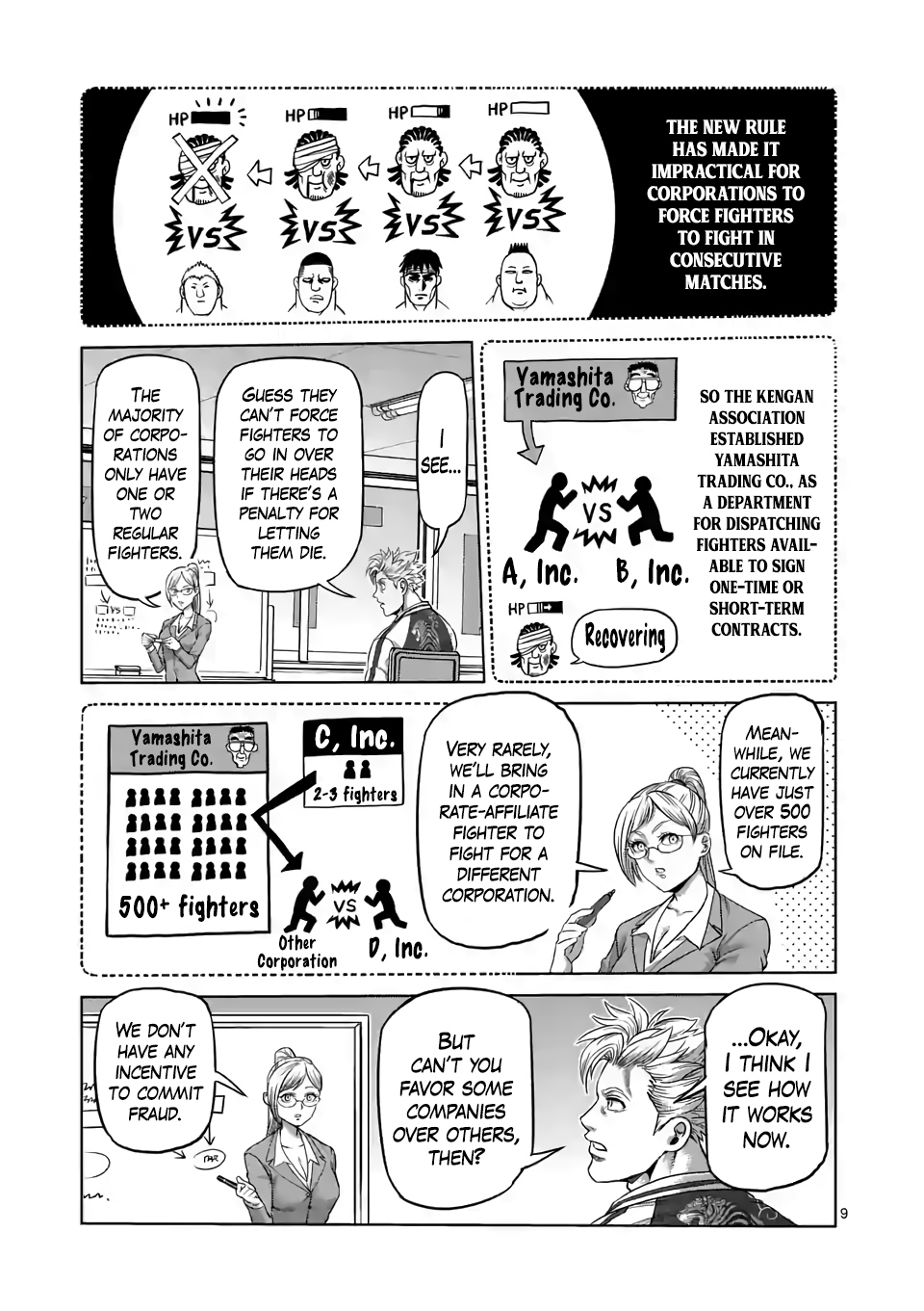Kengan Omega Chapter 9 page 9 - Chapter 9: Summit Conference