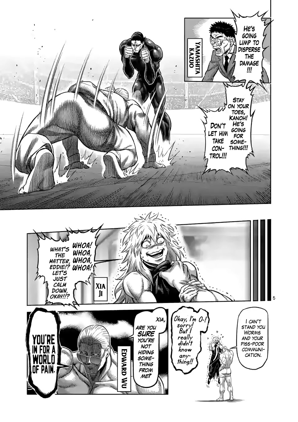 Kengan Omega Chapter 91 page 5 - Chapter 91: Loose Cannon