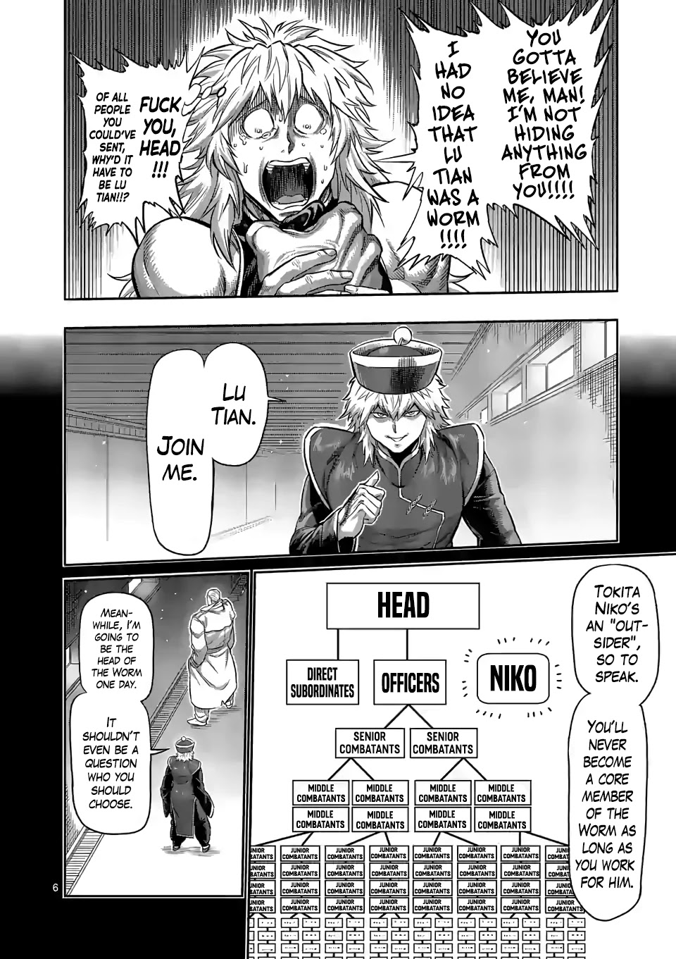 Kengan Omega Chapter 91 page 6 - Chapter 91: Loose Cannon