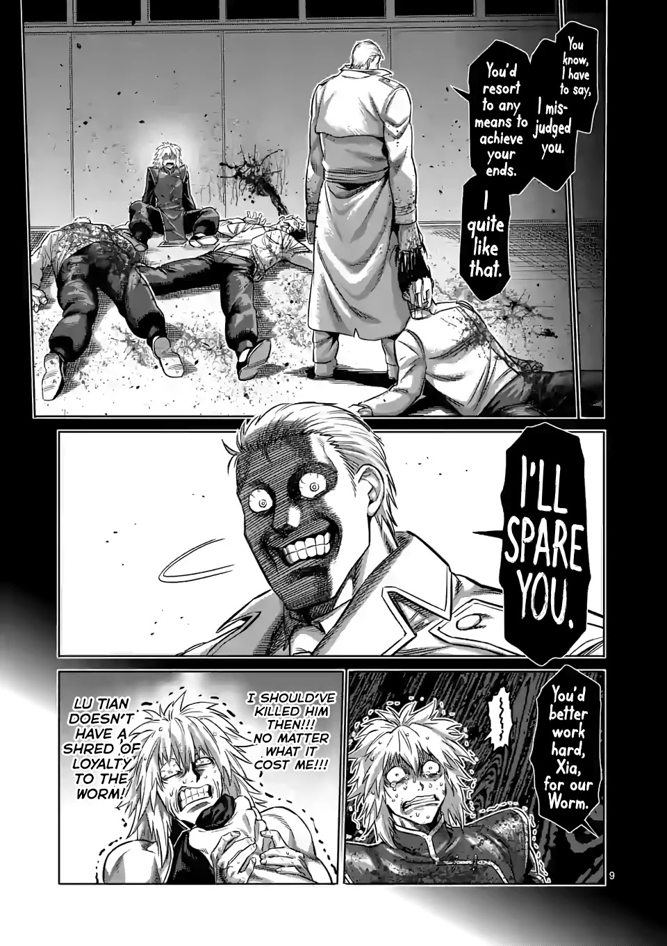 Kengan Omega Chapter 91 page 9 - Chapter 91: Loose Cannon