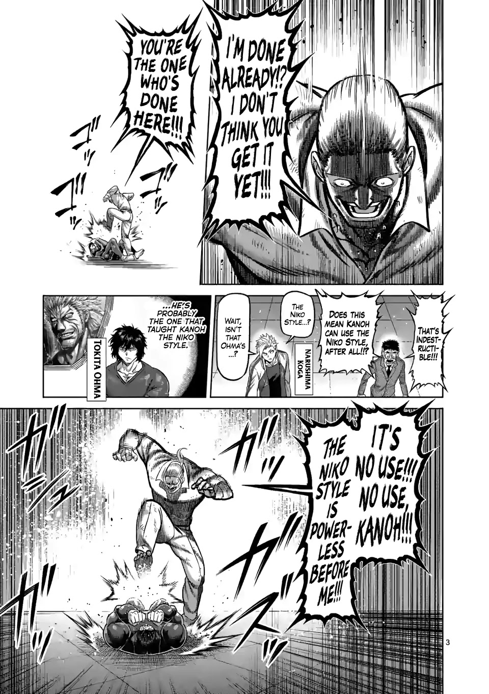 Kengan Omega Chapter 92 page 3 - Chapter 92: Agito's Merits