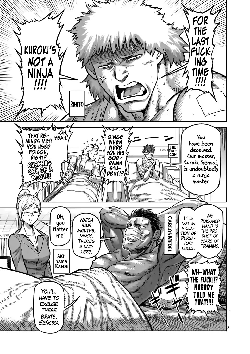 Kengan Omega Chapter 94 page 3 - Chapter 94: The King of Slaughter