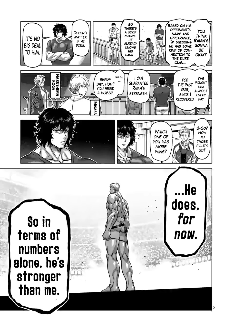 Kengan Omega Chapter 95 page 5 - Chapter 95: Huisheng