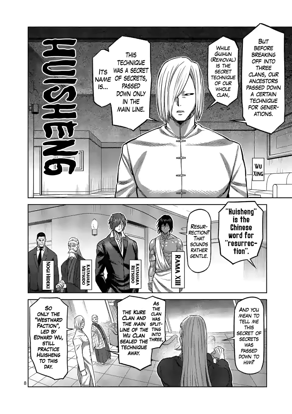 Kengan Omega Chapter 95 page 8 - Chapter 95: Huisheng